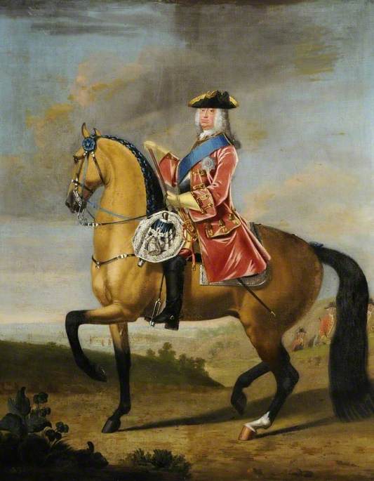 Buy Museum Art Reproductions George II (1683–1760) (after David Morier), 1815 by John Singleton Copley (1738-1815, United Kingdom) | ArtsDot.com