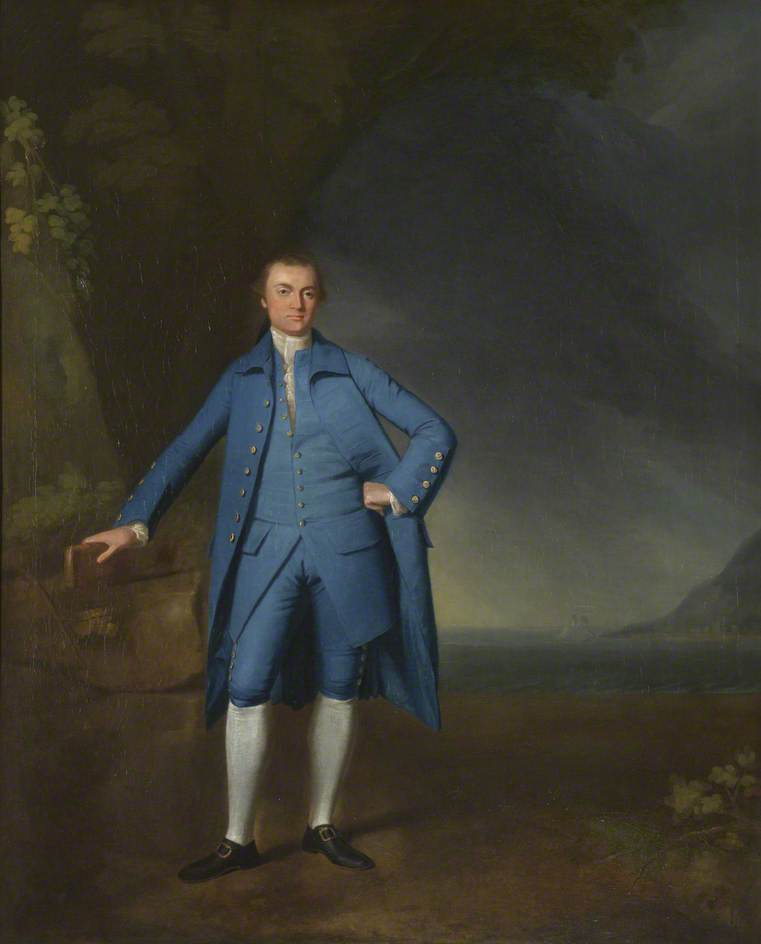 Buy Museum Art Reproductions Captain Robert Banks (b.1734), 1760 by George Romney (1734-1802, United Kingdom) | ArtsDot.com