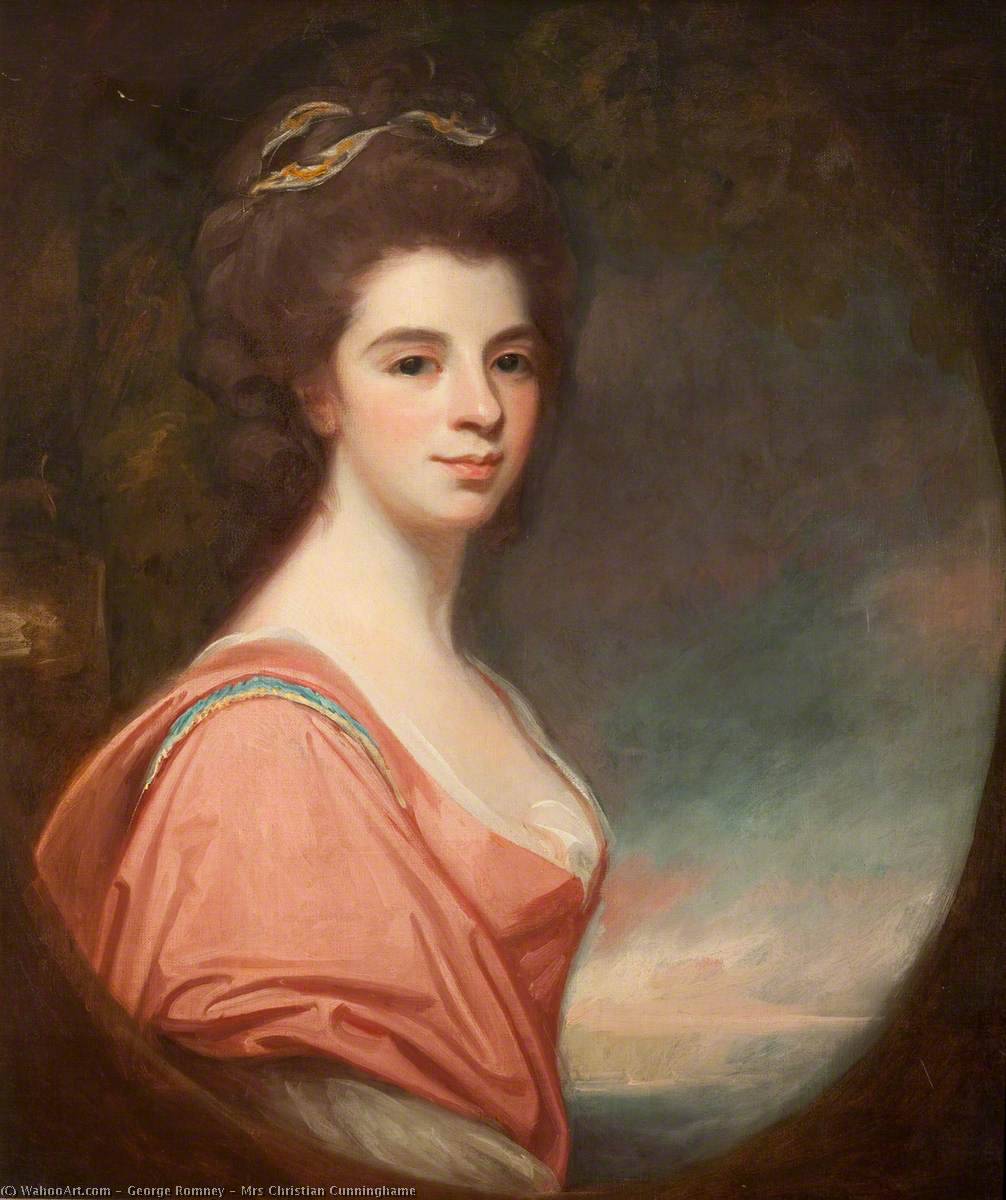 Buy Museum Art Reproductions Mrs Christian Cunninghame, 1781 by George Romney (1734-1802, United Kingdom) | ArtsDot.com