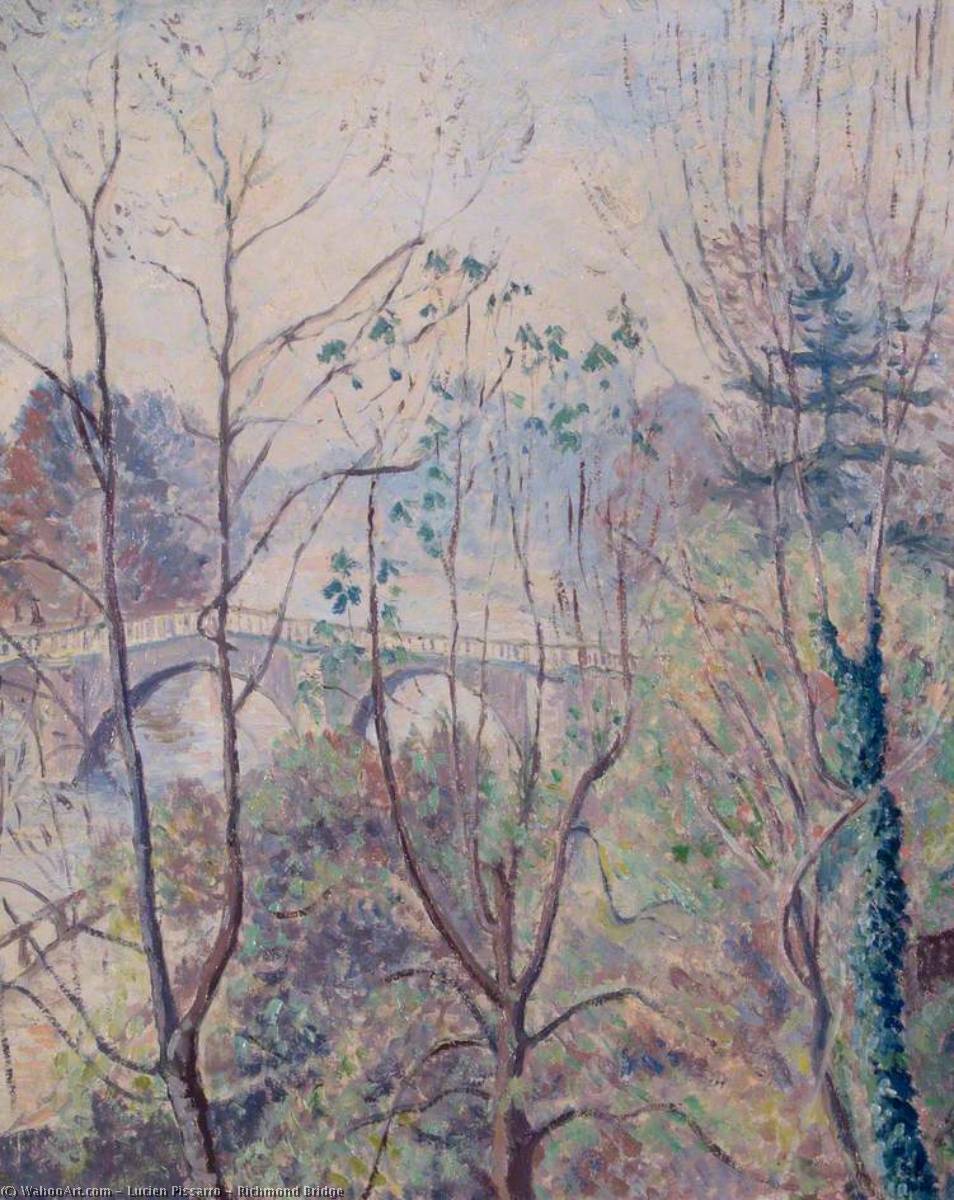 Compra Riproduzioni D'arte Del Museo Ponte Richmond, 1935 di Lucien Pissarro (1830-1944) | ArtsDot.com