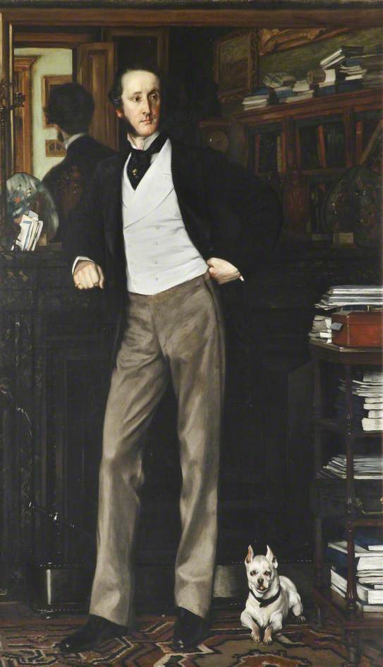 Buy Museum Art Reproductions Chichester Samuel Parkinson Fortescue (1823–1898), Baron Carlingford and 2nd Baron Clermont, 1871 by Jacques Joseph (James ) Tissot (1836-1902) | ArtsDot.com