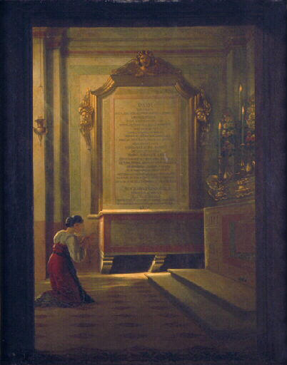 Order Oil Painting Replica Le tombeau de Clotilde de France à Naples by Jean Pierre Franque (1683-1758, France) | ArtsDot.com