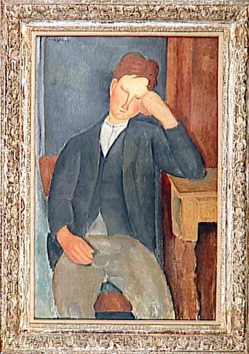 Buy Museum Art Reproductions Le jeune apprenti by Amedeo Modigliani | ArtsDot.com