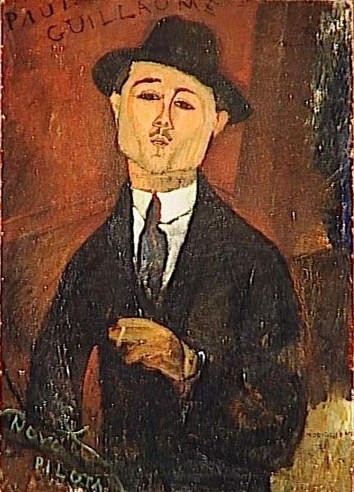 顺序 油畫 Paul Guillaume, novo testa 通过 Amedeo Modigliani | ArtsDot.com