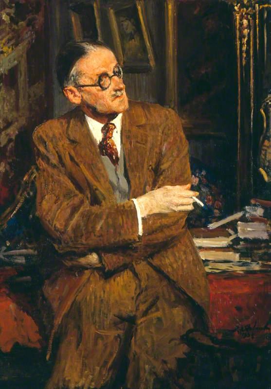 Order Art Reproductions James Joyce, 1935 by Jacques-Emile Blanche (1861-1942, France) | ArtsDot.com
