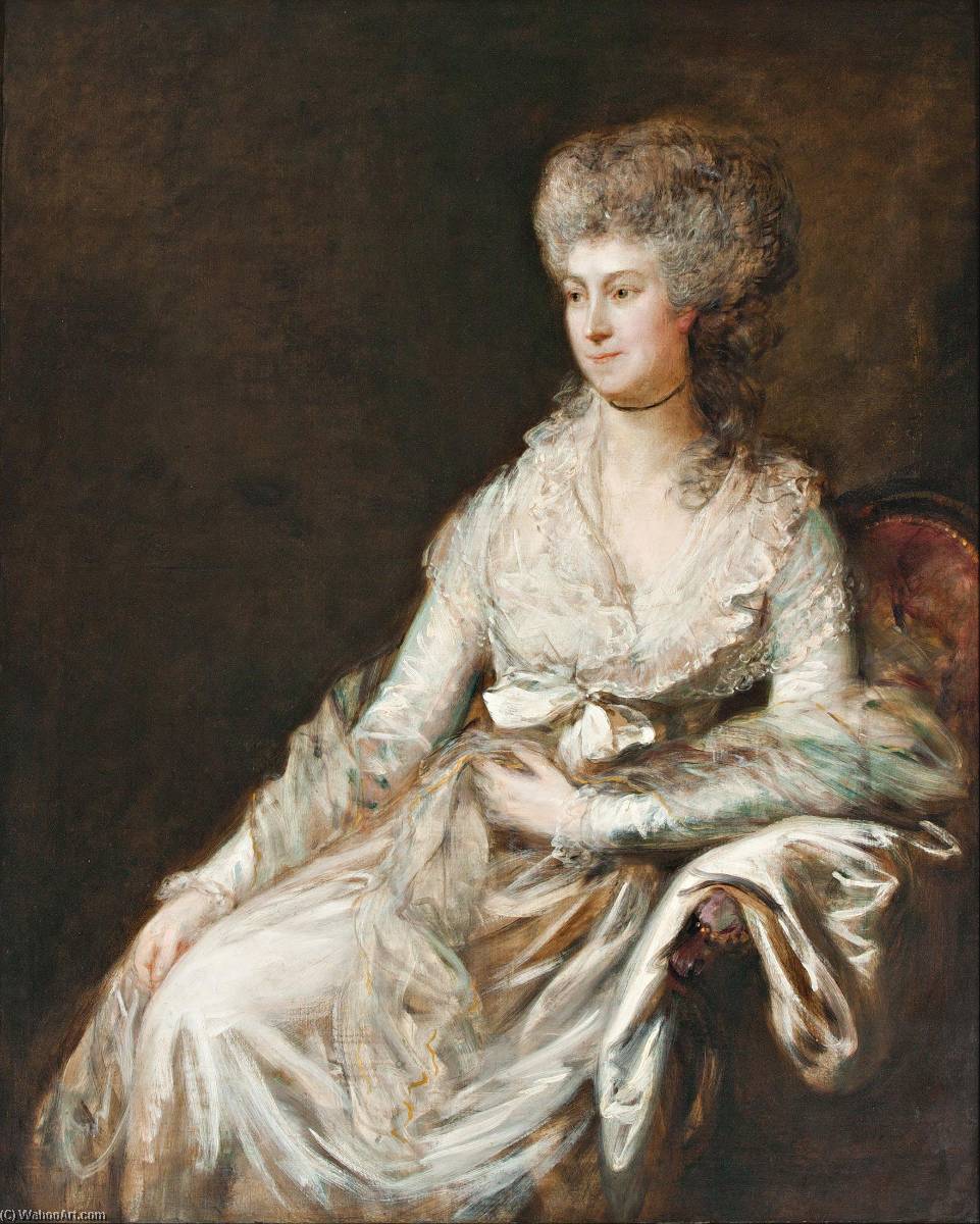 Order Artwork Replica Madame Lebrun, 1780 by Thomas Gainsborough (1727-1788, United Kingdom) | ArtsDot.com