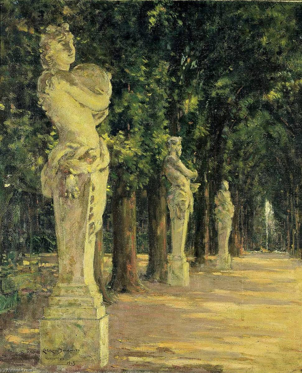 Order Oil Painting Replica Allee de l`Ete, Versailles, 1913 by James Carroll Beckwith (1852-1917, United States) | ArtsDot.com