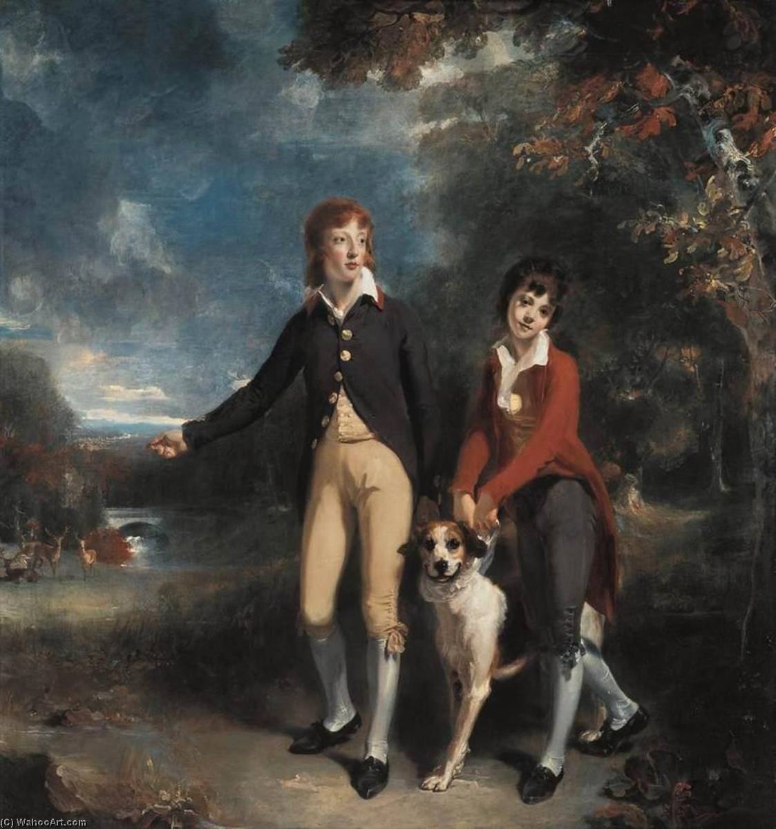 Buy Museum Art Reproductions The Two Sons of the 1st Earl of Talbot, 1793 by Thomas Lawrence | ArtsDot.com