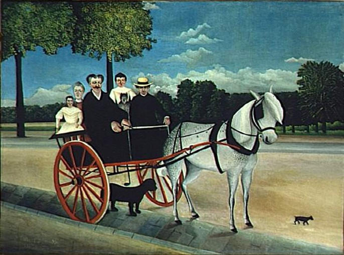 Pedir Grabados De Calidad Del Museo La carriole du père Junier de Henri Julien Félix Rousseau (Le Douanier) (1844-1910) | ArtsDot.com
