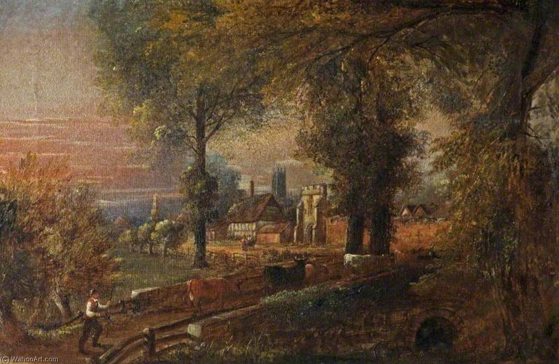 Llanthony, Gloucester, 1870 by Edward Smith Edward Smith | ArtsDot.com