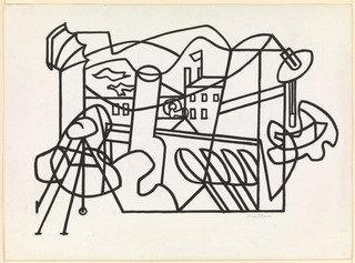 Buy Museum Art Reproductions Composition No. 5, 1932 by Stuart Davis (Inspired By) (1892-1964, United States) | ArtsDot.com