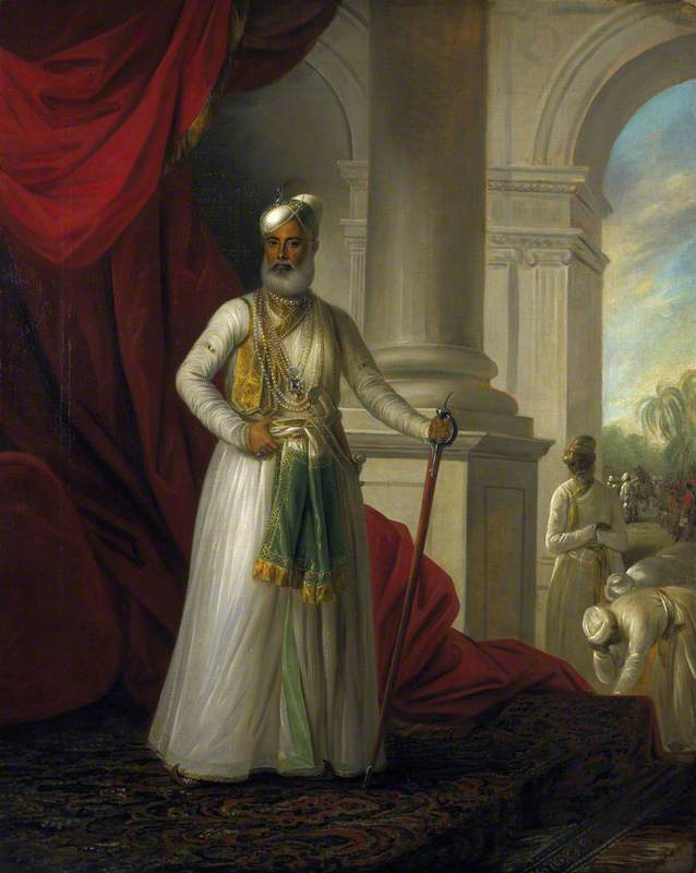 Mohamed Ali Khan Walejah (1717–1795), Nawab of the Carnatic, 1777 by George Willison George Willison | ArtsDot.com