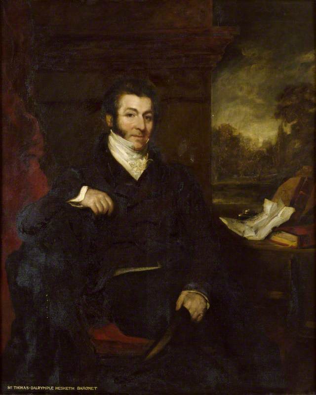 Buy Museum Art Reproductions Sir Thomas Dalrymple Hesketh (1777–1842), 3rd Bt, of Rufford by John Hayter (1800-1895, United Kingdom) | ArtsDot.com