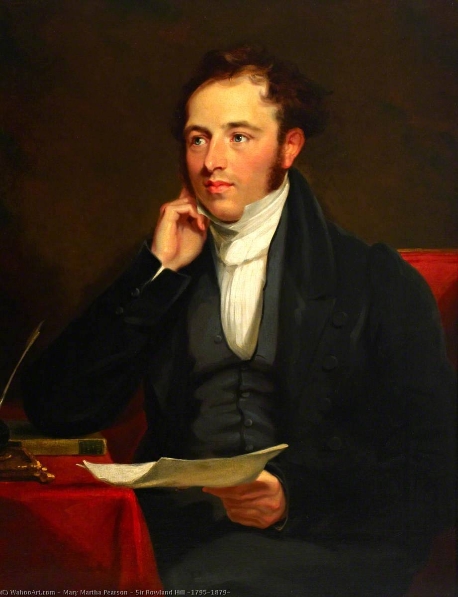 Sir Rowland Hill (1795–1879), 1836 by Mary Martha Pearson Mary Martha Pearson | ArtsDot.com