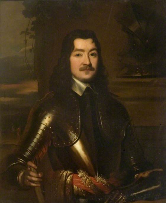 Order Oil Painting Replica Sir Charles Lucas, Leader of the Royalist Forces at the Siege of Colchester (after William Dobson), 1899 by John Lewis Reilly (1835-1922) | ArtsDot.com