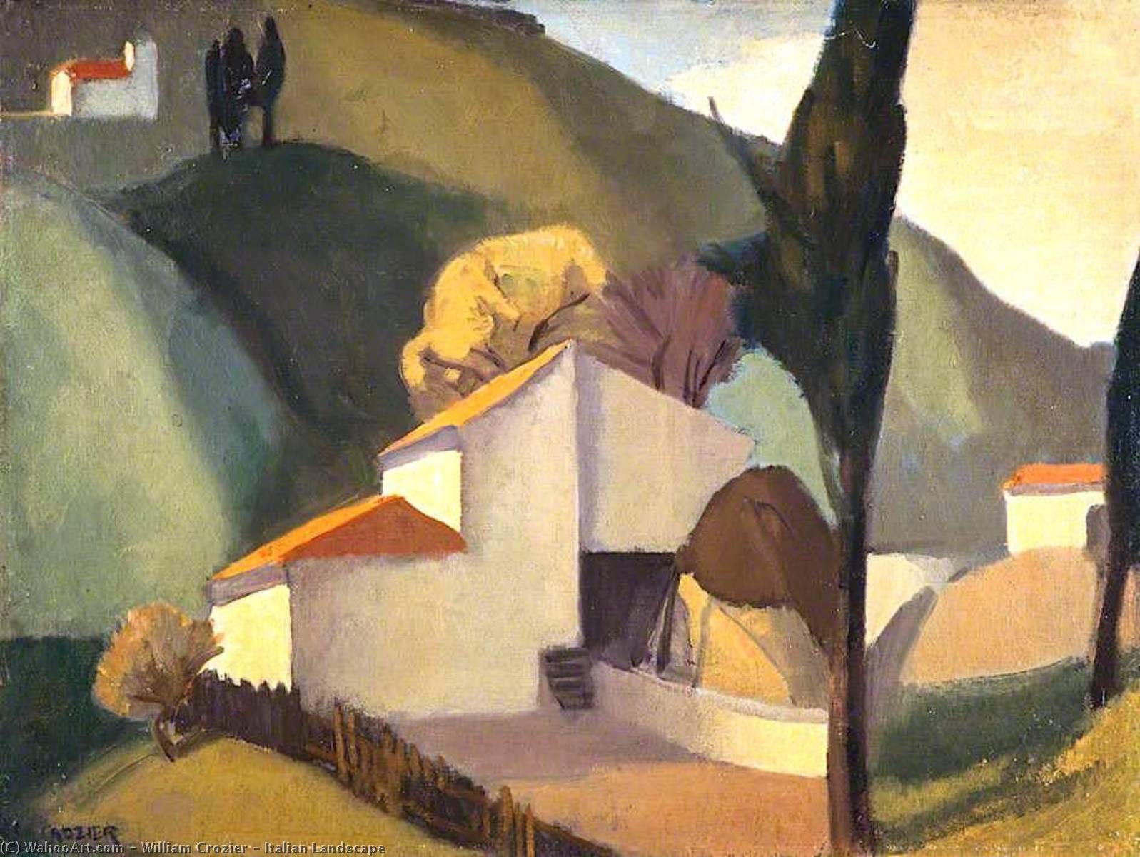 Italian Landscape, 1927 by William Crozier (1930-2011) William Crozier | ArtsDot.com