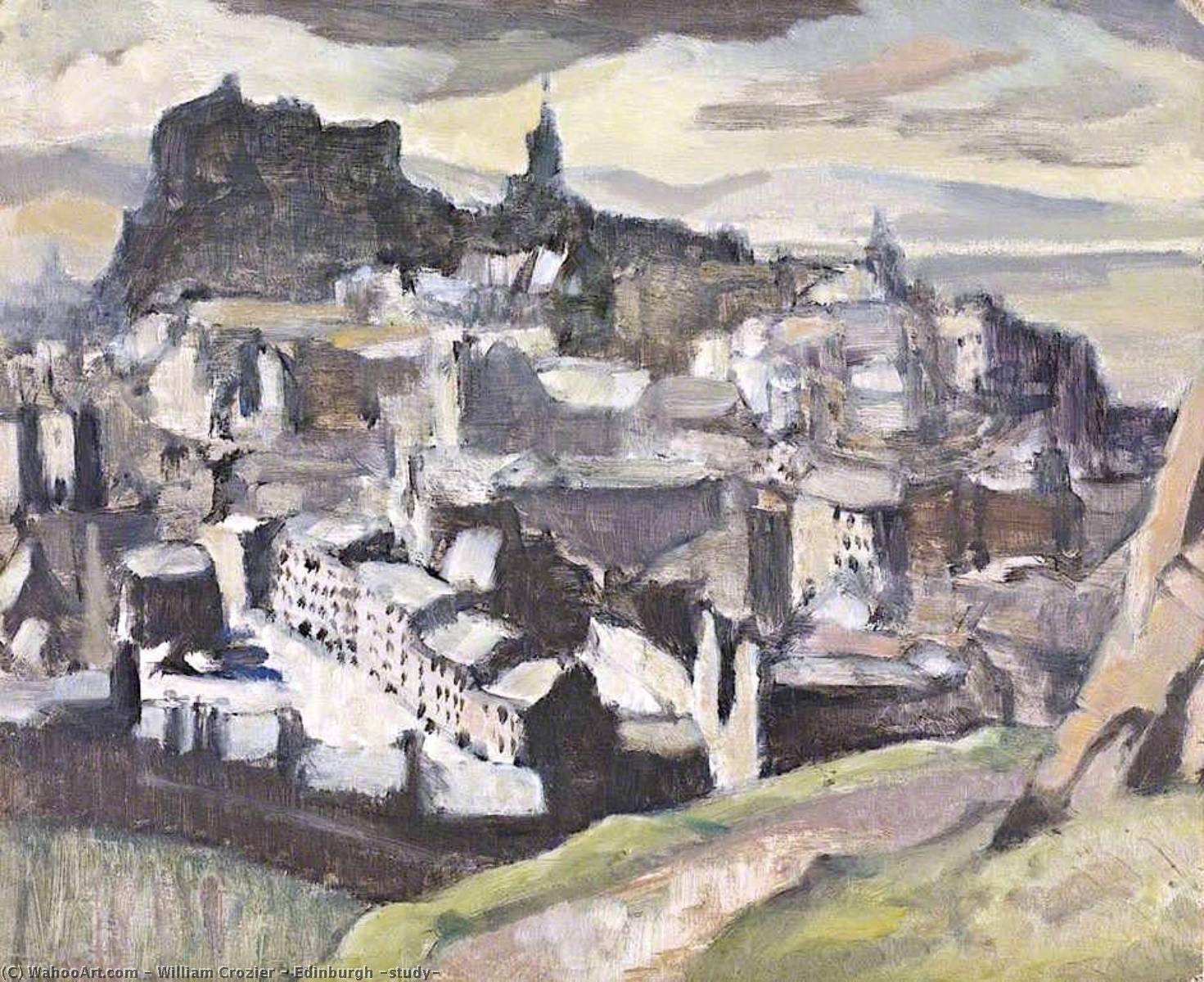 Edinburgh (study), 1927 by William Crozier (1930-2011) William Crozier | ArtsDot.com