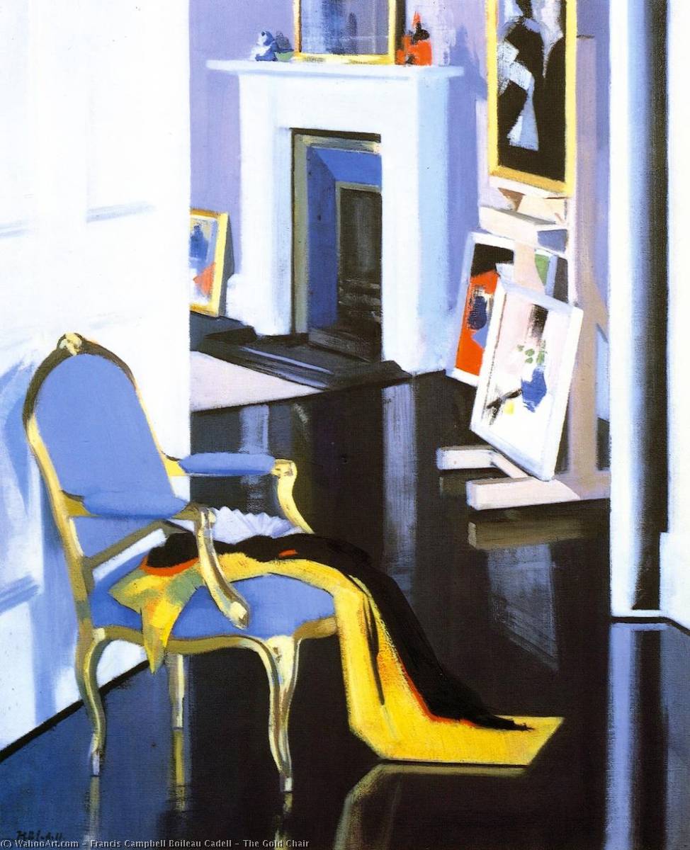 Order Artwork Replica The Gold Chair, 1921 by Francis Campbell Boileau Cadell | ArtsDot.com