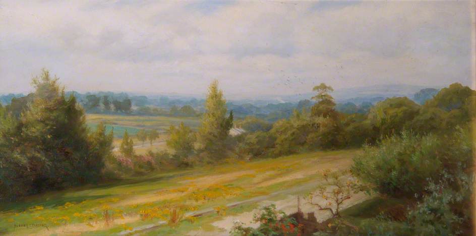 Buy Museum Art Reproductions View of Carshalton, Surrey, 1900 by Albert Starling (1858-1947) | ArtsDot.com