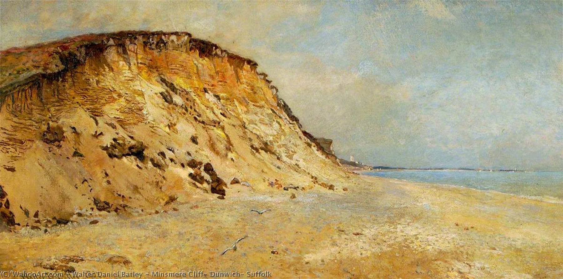 Minsmere Cliff, Dunwich, Suffolk, 1897 by Walter Daniel Batley Walter Daniel Batley | ArtsDot.com