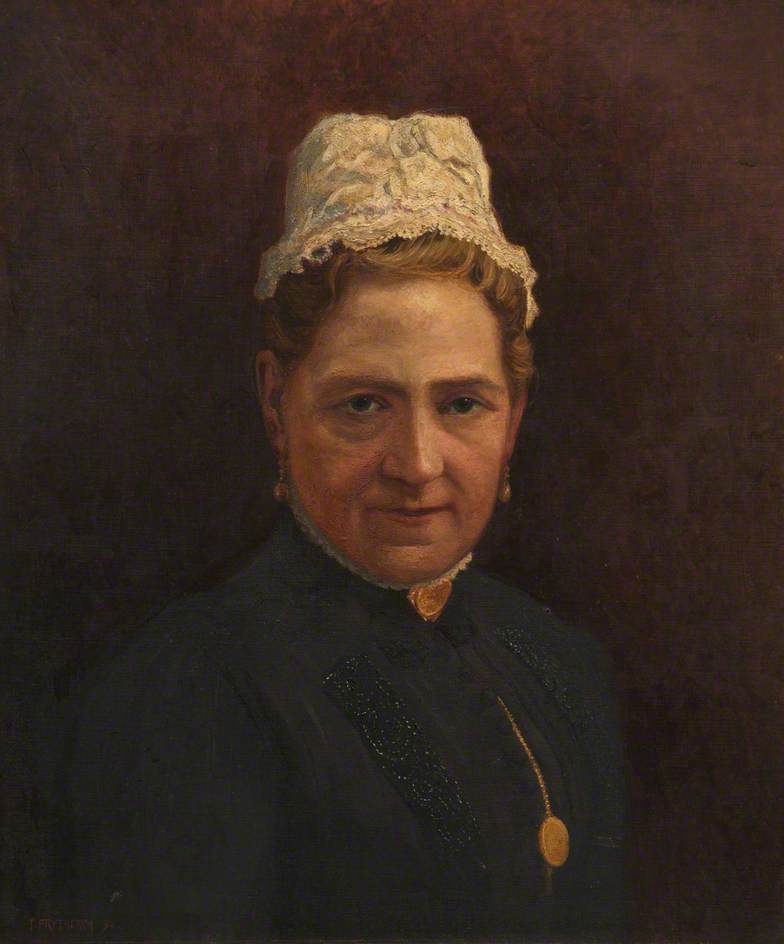 Portrait of an Unknown Lady with a Lace Cap, 1892 by Thomas Prytherch Thomas Prytherch | ArtsDot.com