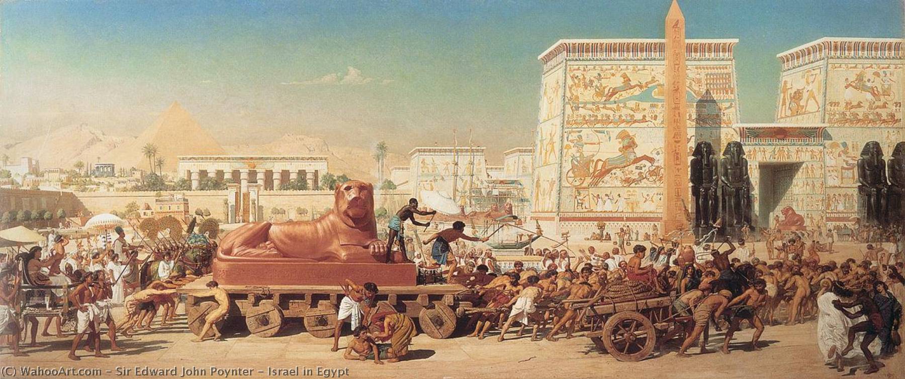 Order Oil Painting Replica Israel in Egypt, 1867 by Edward John Poynter | ArtsDot.com